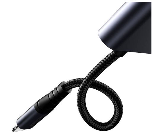 2-in-1 Audio adapter Joyroom SY-L02 Lightning to Double Lightning (black)