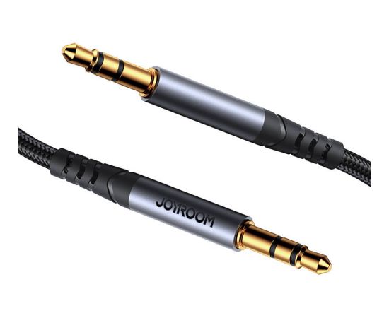 Joyroom SY-A09 AUX cable 3.5mm mini jack to 3.5mm mini jack, braided, 1.2m (black)