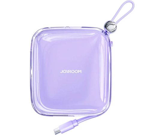 Powerbank Joyroom JR-L002 Jelly 10000mAh, USB C, 22.5W (Purple), 10 + 4 pcs FOR FREE