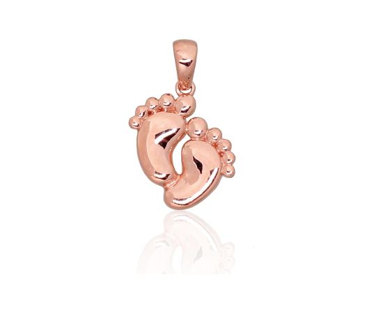 Zelta kulons #1300779(Au-R), Sarkanais Zelts 585°, 0.82 gr. Sieviešu