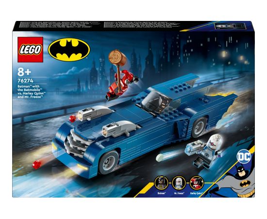 76274 LEGO® Super Heroes Betmens ar Betmenauto pret Arli Kīnu un Misteru Salu