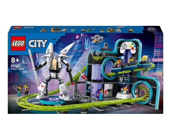 LEGO City Park Świat Robotów z rollercoasterem (60421)