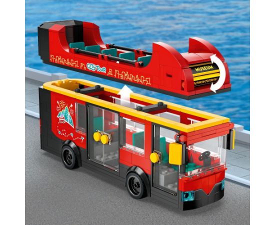 LEGO Sarkans divstāvu ekskursiju autobuss (60407)