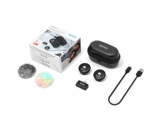 Boya wireless microphone Omic Wireless USB-C, black