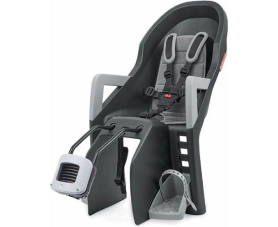 Polisport Guppy Maxi+ FF DarkGreySilver Sēd. bērnu uz rāmja. Детские вело кресла