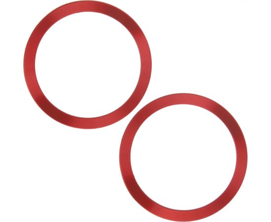 Mocco Metal Ring MagSafe Metāla gredzens Telefonam 2gab. / Sarkans