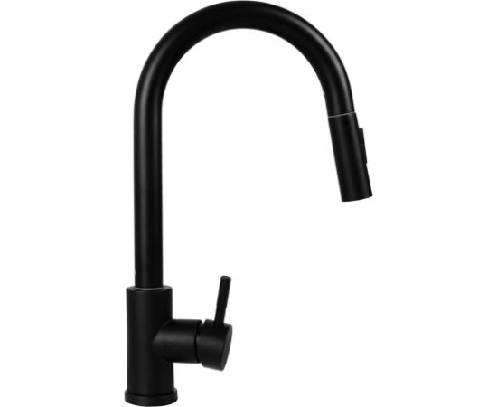 Zestaw - Zlewozmywak PYRAMIS CAMEA (79x50) 1B 1D R + Bateria IDEA Black Edition - 070168502BE - Volcano