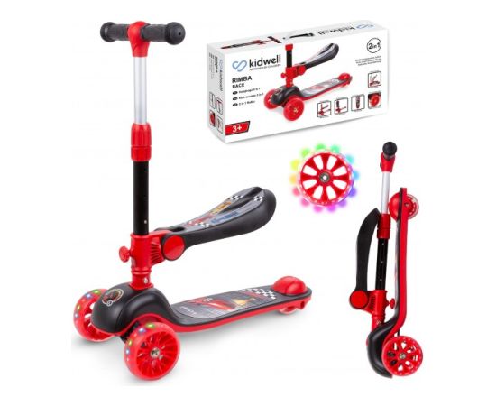 Skrejritenis ar sēdekli RIMBA race Kidwell [A] Самокаты детские