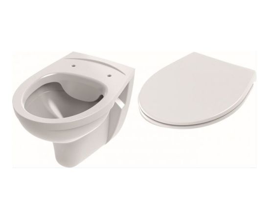 TECEbasic Rimless WC pods ar softclose vāku