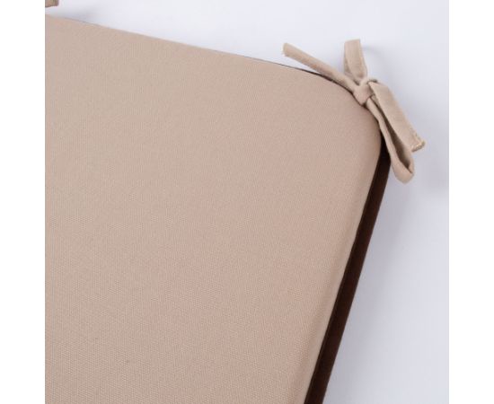 Cushion MY COTTON for chair 39x39cm, light beige