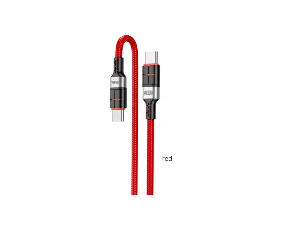 KAKUSIGA KSC-696 USB-C -> USB-C кабель для зарядки 60 Вт | 120 см красный