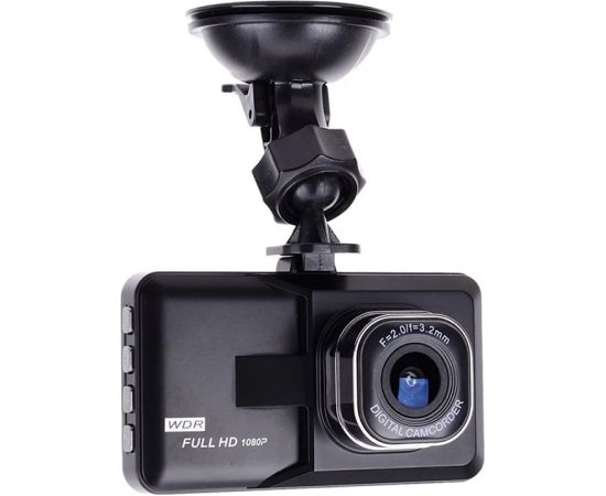 RoGer DVR2 Auto Videoreģistrātors  / Full HD / 170' / G-Sensor / LCD 3''