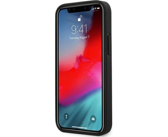 BMW BMHCP12STTBK Aizmugurējais Apvalks Priekš Apple iPhone 12 Mini