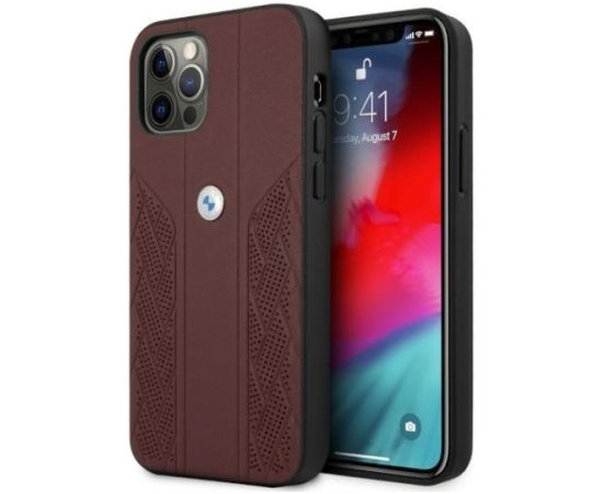 BMW BMHCP12LRSPPR Aizmugurējais Apvalks Priekš Apple iPhone 12 Pro Max