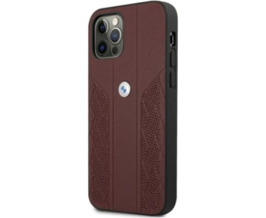 BMW BMHCP12LRSPPR Aizmugurējais Apvalks Priekš Apple iPhone 12 Pro Max