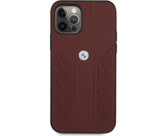 BMW BMHCP12LRSPPR Aizmugurējais Apvalks Priekš Apple iPhone 12 Pro Max