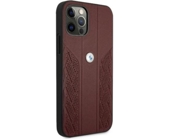 BMW BMHCP12LRSPPR Aizmugurējais Apvalks Priekš Apple iPhone 12 Pro Max