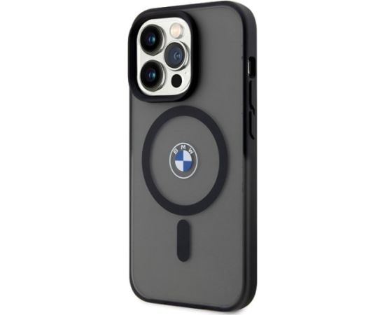BMW BMHMP15LDSLK Aizmugurējais Apvalks Priekš Apple iPhone 15 Pro