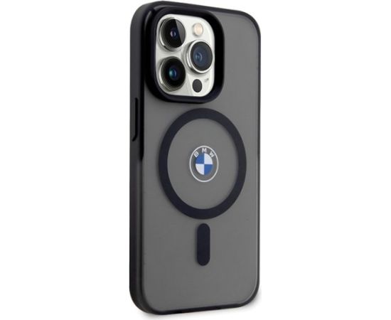 BMW BMHMP15LDSLK Aizmugurējais Apvalks Priekš Apple iPhone 15 Pro