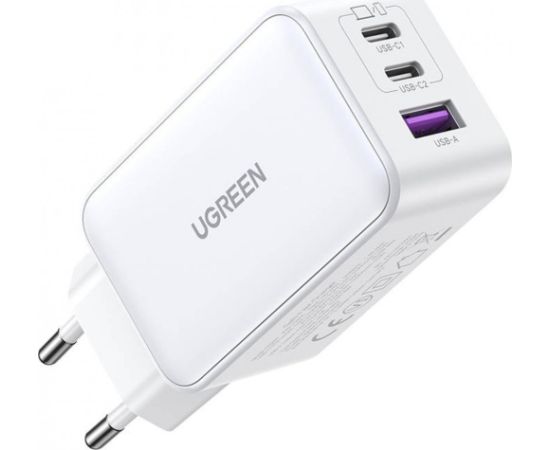 Ugreen 15334 Nexode Tīkla Lādētājs USB-A / 2x USB-C / 65W