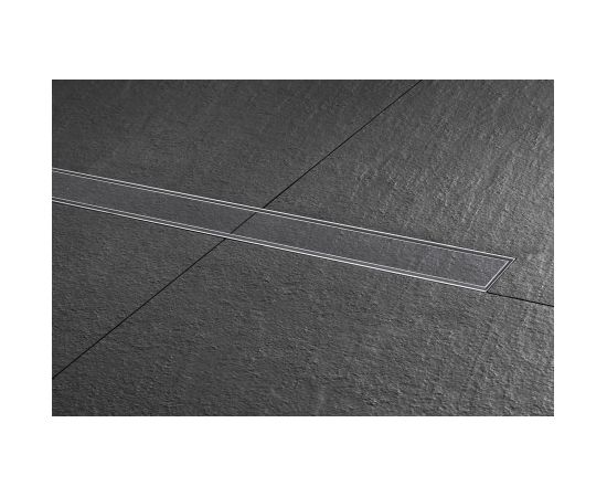 traps EasyDrain ar horizontālo atloku,Tile/Zero, L=600 mm, h=67 mm Kanalizācijas Trapi