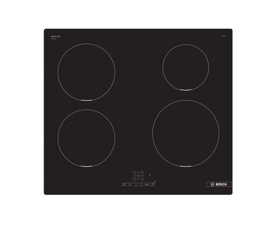 Bosch PVQ631HC1E Series6 60cm  bez rāmja, melna - Iebūvējama indukcijas plīts virsma