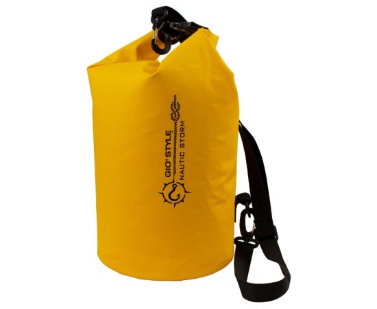 Gio`style Ūdensnecaurlaidīga termiskā soma Dry Bag Nautic Storm M 10L, Ø20x45cm, dzeltena