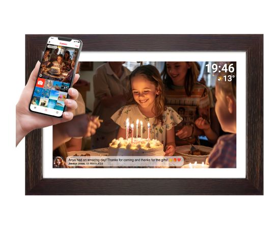 Denver PFF-1543DW Dark Wood Digitālie Foto rāmīši