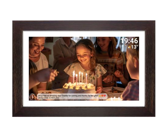 Denver PFF-1543DW Dark Wood Digitālie Foto rāmīši