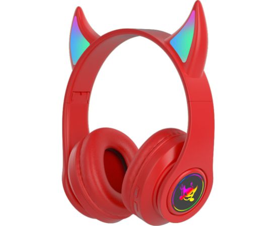 Беспроводные наушники Goodbuy Devil для детей | bluetooth 5.0 | красный