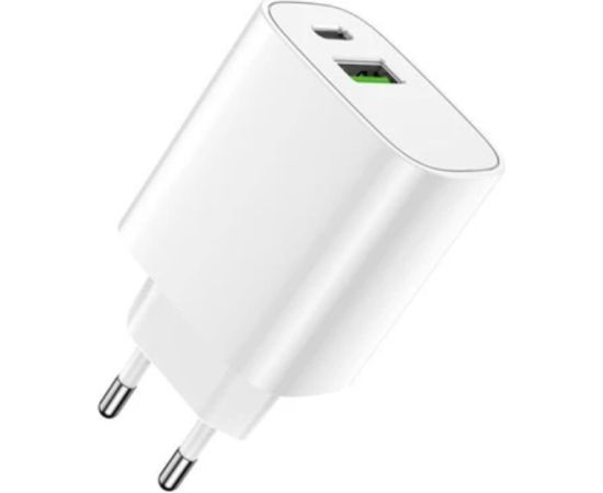 Forever LS-04 USB / USB-C Tīkla Lādētājs 20W