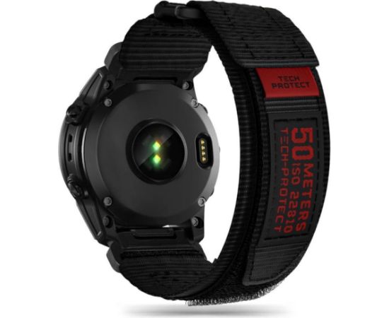 Tech-Protect watch strap Scout Pro Garmin fenix 5/6/6 Pro/7, black