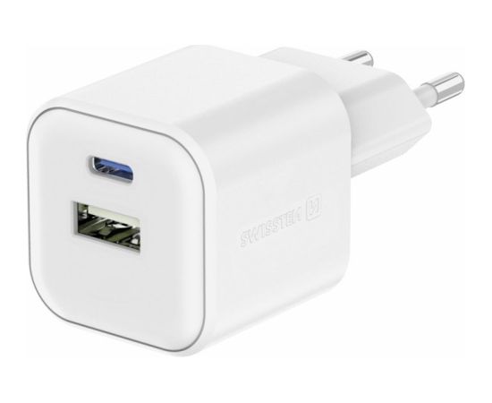 Swissten Tīkla Lādētājs 12W USB-C / USB-A