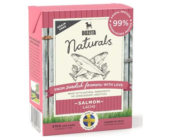 Bozita NATURALS 370g ŻEL ŁOSOŚ