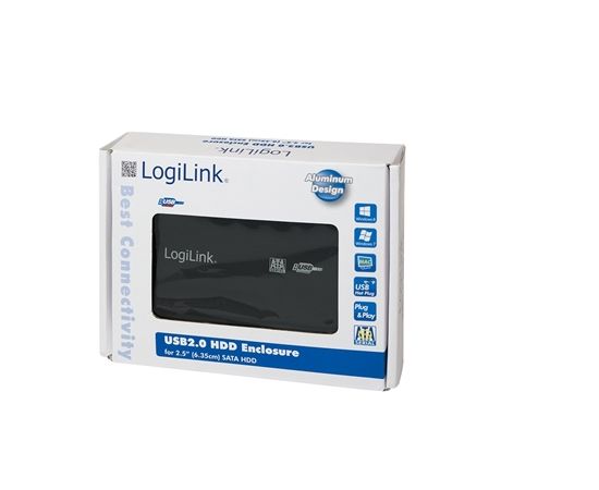 Logilink 2.5" SATA USB 2.0 HDD Enclosure 2.5", SATA, USB 2.0