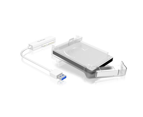 IcyBox IB-AC703-U3 USB 3.0 Adapter cable for 2.5 SATA HDD and SSD, White