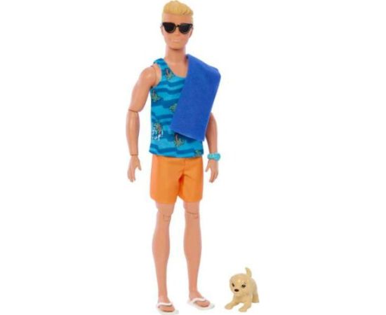 Lalka Barbie Mattel Ken Surfer plażowy (blondyn) HPT50
