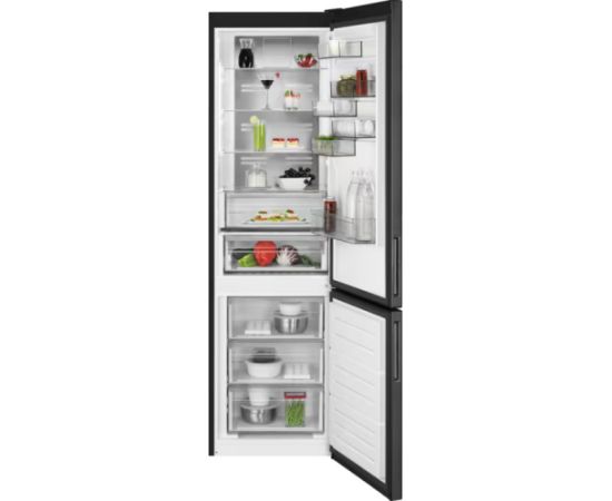AEG ORC8M361EL NoFrost ledusskapis 201cm Melns