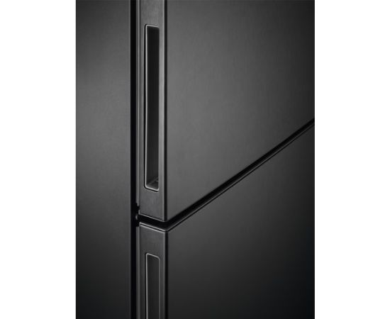 AEG ORC8M361EL NoFrost ledusskapis 201cm Melns
