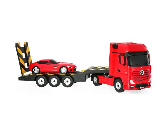 RASTAR truck with car RC Mercedes-Benz Actros Red/Yellow/Silver, 74940