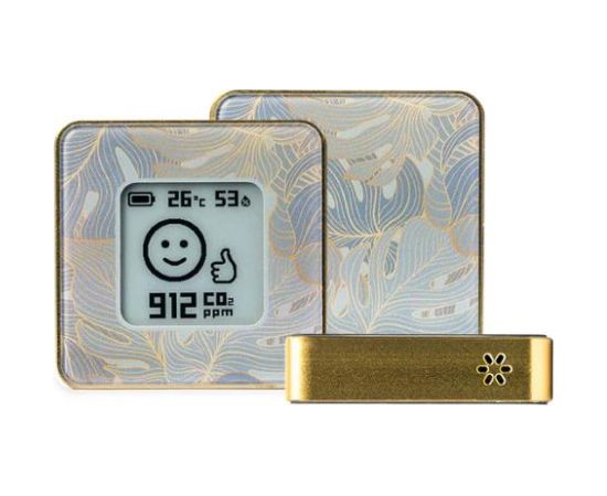 SMART HOME AIR QUALITY SENSOR/GOLD/FLOR AIRV-FLOR AIRVALENT