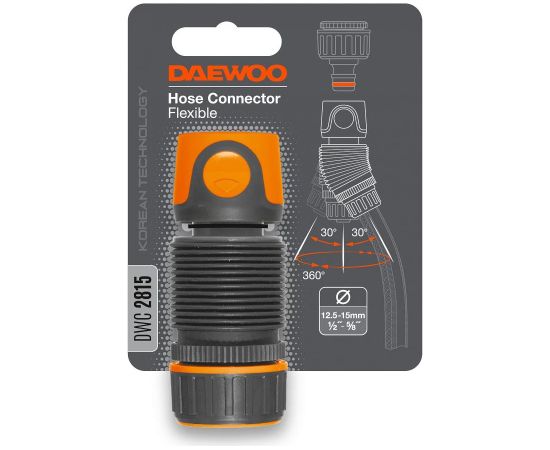 HOSE ACC CONNECTOR FLEXIBLE/1/2" DWC 2815 DAEWOO Citi piederumi 