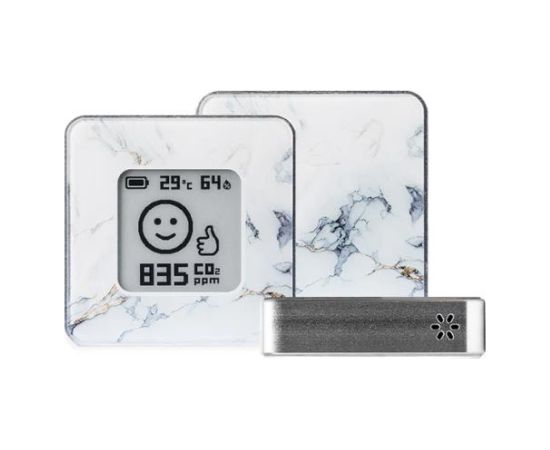 SMART HOME AIR QUALITY SENSOR/SILV/MARB AIRV-MARB AIRVALENT
