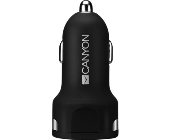 CANYON car charger C-04 2.4A/2USB-A Black