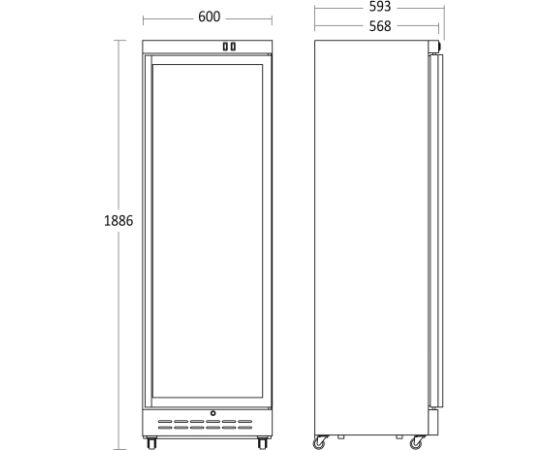 Display cooler Scandomestic DC389BD