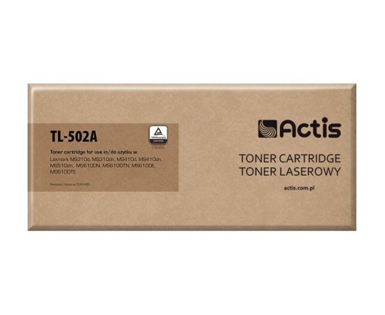 Actis TL-502A toner (replacement for Lexmark 50F2H00; Standard; 5000 pages; black)