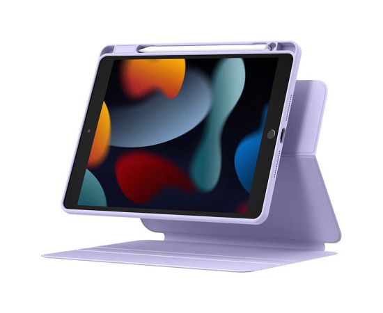 Baseus Minimalist Series IPad 10.2" Magnetic protective case (purple)