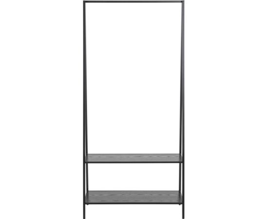 Drēbju statīvs SEAFORD 77x37xH165cm, melns