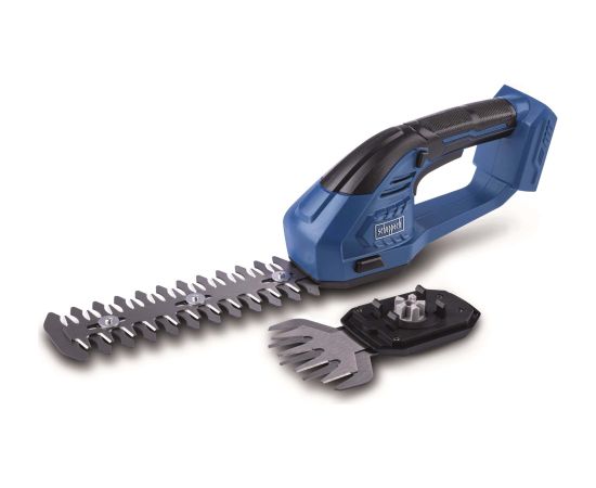 Dzīvžogu un zāles šķēres Scheppach C-HTGS200-X; 20 V (bez akumulatora un lādētāja) Ножницы для травы и кустов
