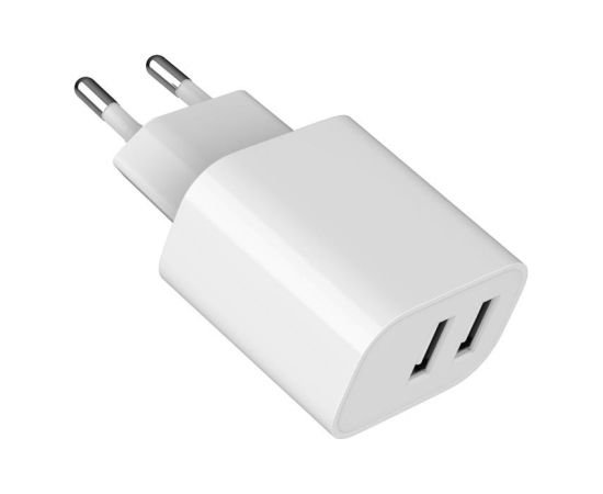 CHARGER USB UNIVERSAL WHITE/2P TA-UC-2A12-01 GEMBIRD